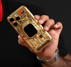 Technical Guruji's 18K Gold Mahabharat Edition iPhone 15 Pro Max